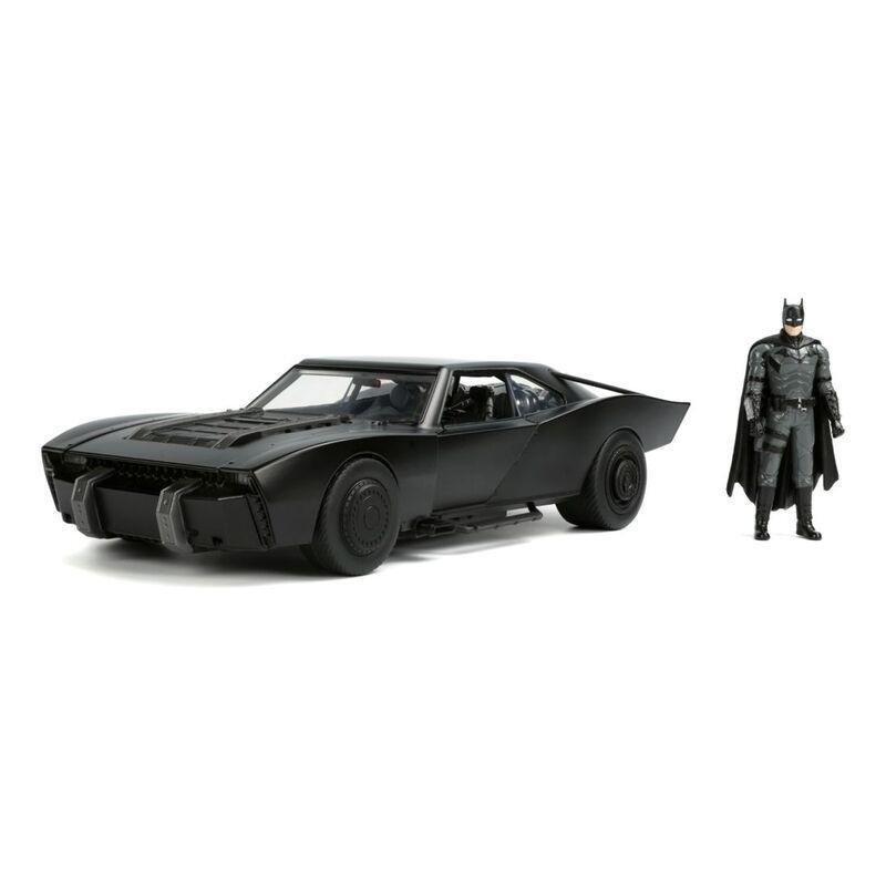 Jada Toys DC The Batman Movie Batman And Batmobile With Light Diecast Model Car With Figure 1.18 Scale, , medium