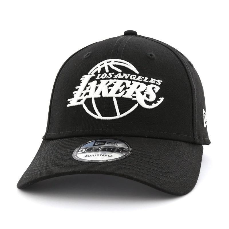 New Era NBA Essential Outline LA Lakers Men's Cap Black, , large image number 0