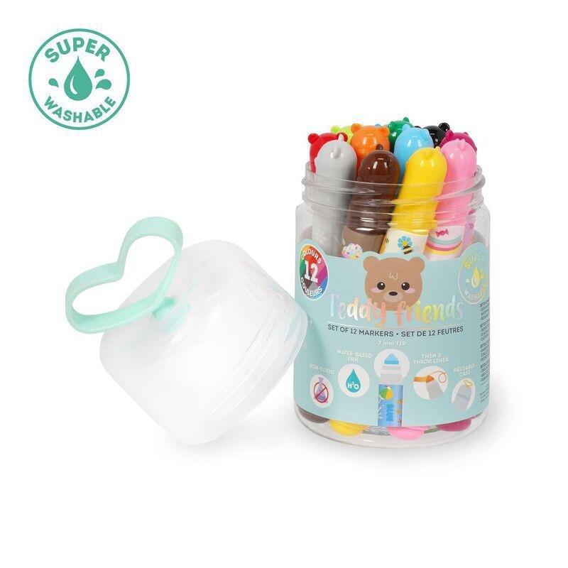 Legami Markers - Teddy Friends (Set Of 12), , large image number 2