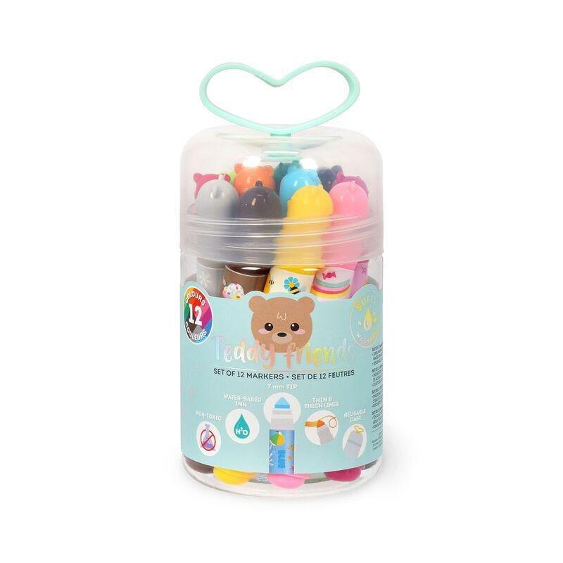Legami Markers - Teddy Friends (Set Of 12), , large image number 3
