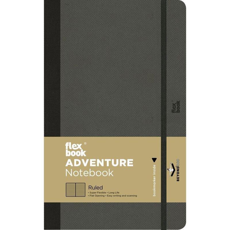 Flexbook Adventure Ruled A5 Notebook - Medium - Off-Black (13 x 21 cm), , large image number 0