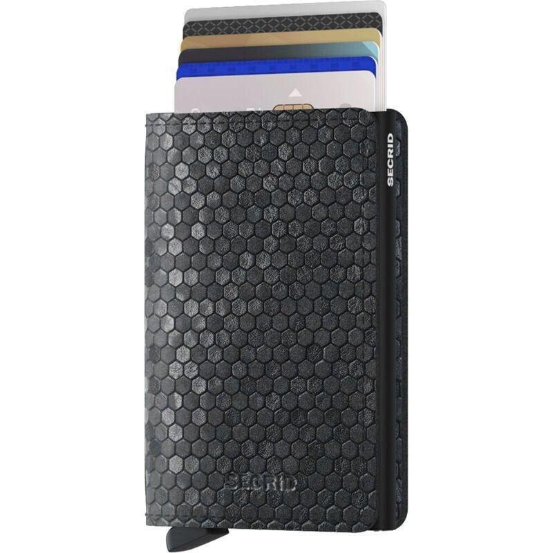 Secrid Slimwallet - Hexagon Leather - Black, , large image number 1