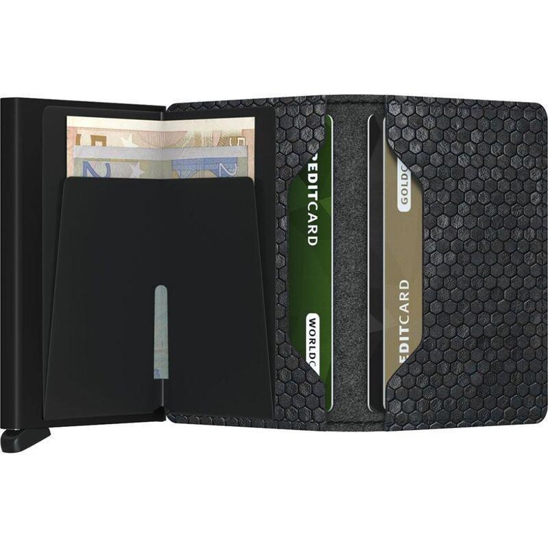 Secrid Slimwallet - Hexagon Leather - Black, , large image number 2
