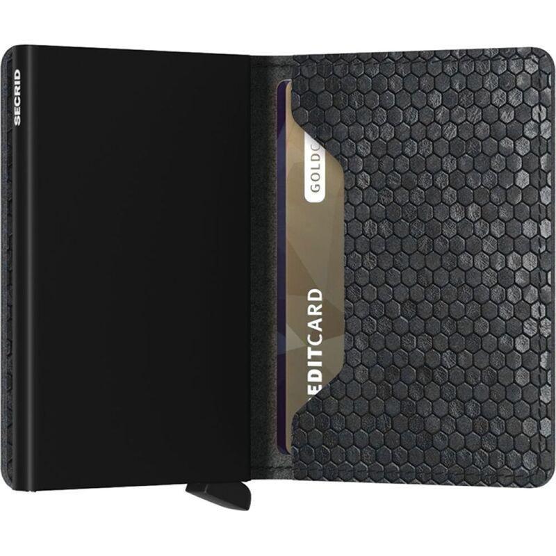 Secrid Slimwallet - Hexagon Leather - Black, , large image number 3