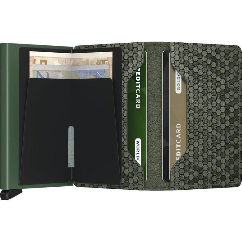 Secrid Slimwallet - Hexagon Leather - Green, , large image number 1