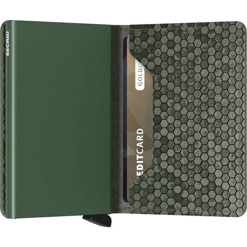 Secrid Slimwallet - Hexagon Leather - Green, , large image number 2