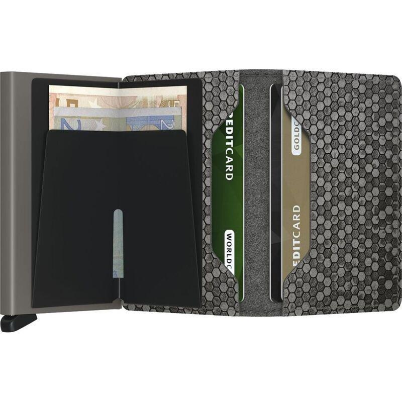 Secrid Slimwallet - Hexagon Leather - Grey, , large image number 1