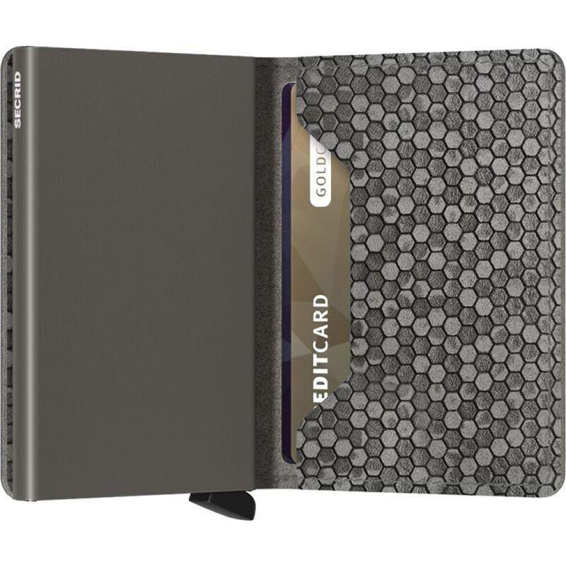 Secrid Slimwallet - Hexagon Leather - Grey, , large image number 2
