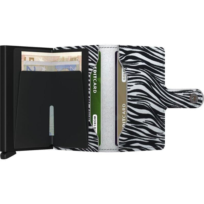 Secrid Miniwallet - Zebra Leather - Light Grey, , large image number 2