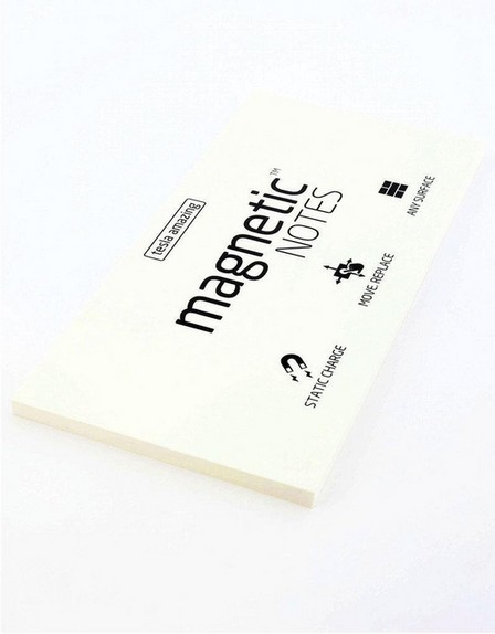 MAGNETIC STICKY NOTES - Magnetic Notes White L