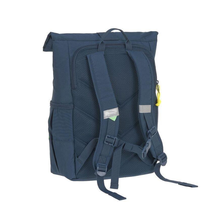 Lassig Medium Rolltop Kids Backpack - Navy Blue, , large image number 1