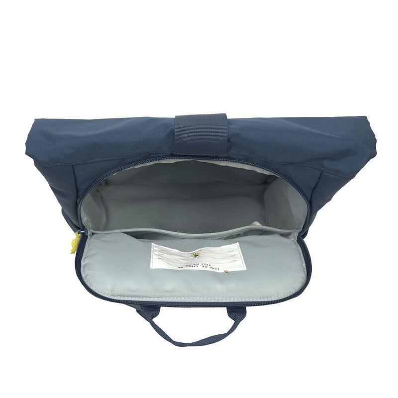 Lassig Medium Rolltop Kids Backpack - Navy Blue, , large image number 3