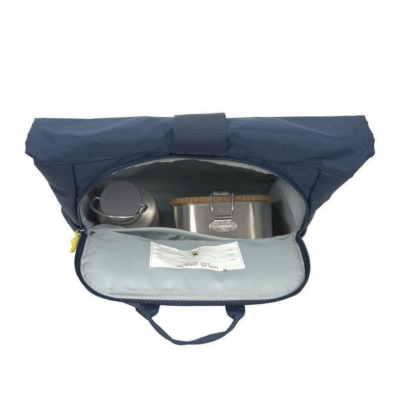 Lassig Medium Rolltop Kids Backpack - Navy Blue, , large image number 4
