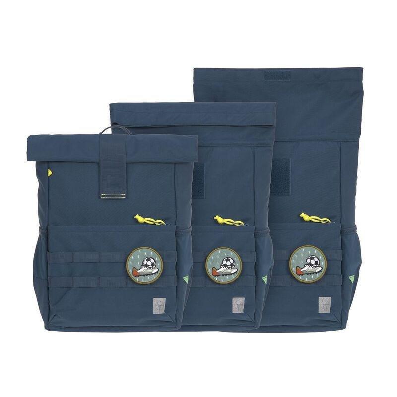 Lassig Medium Rolltop Kids Backpack - Navy Blue, , large image number 8