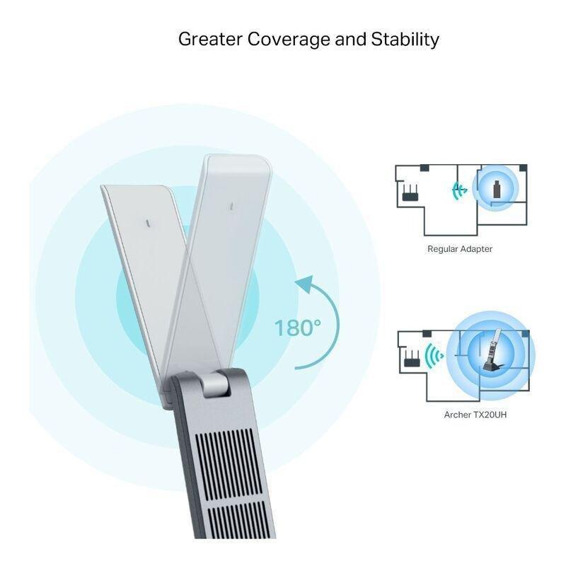 TP-Link Archer TX20UH - AX1800 High Gain Wireless USB Adapter, , large image number 1
