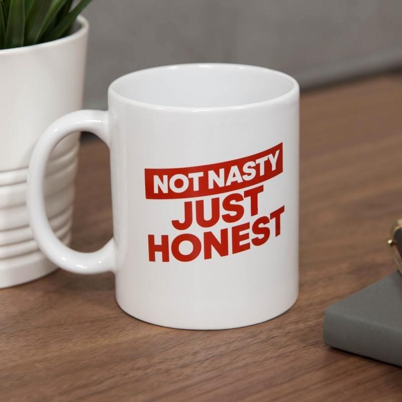 Harvey Makin Ministry Of Humour Not Nasty Just Honest Mug 400ml, , large image number 1