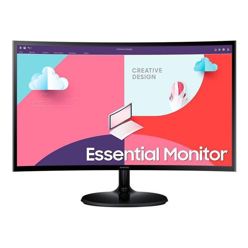 Samsung S3 24" FHD/75hz Essential Curved Monitor, , large image number 0