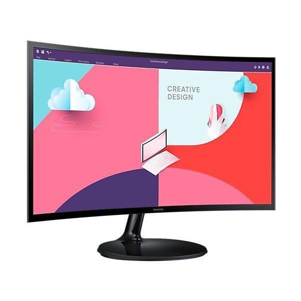 Samsung S3 24" FHD/75hz Essential Curved Monitor, , large image number 1