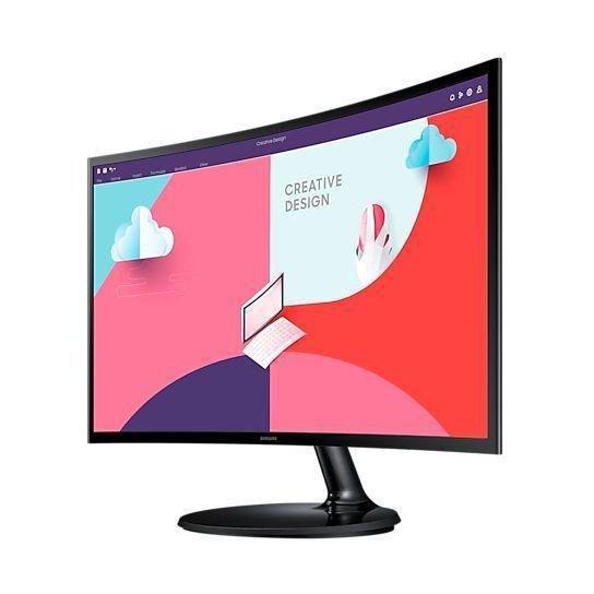 Samsung S3 24" FHD/75hz Essential Curved Monitor, , large image number 4