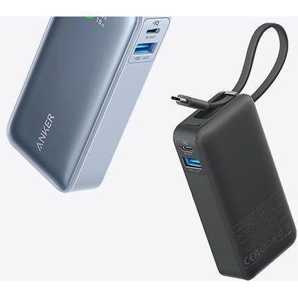Anker Nano Power Bank 10000mAh 30W Built-In USB-C Cable - Blue, , large image number 1
