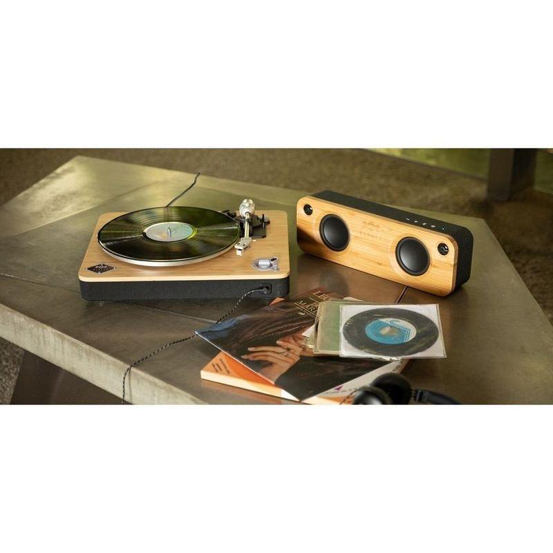House of Marley Stir It Up Bluetooth Belt-Drive Turntable with Built-in Preamp & AT3600L Cartridge - Bamboo, , large image number 1