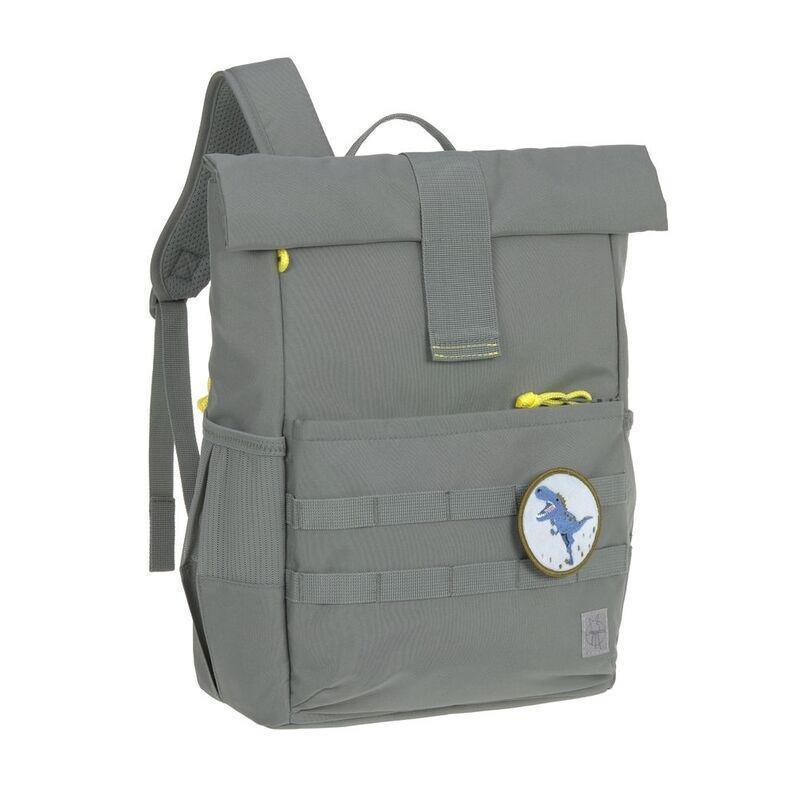 Lassig Medium Rolltop Kids Backpack - Green, , large image number 0