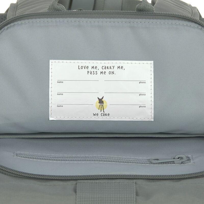 Lassig Medium Rolltop Kids Backpack - Green, , medium