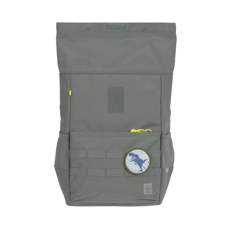 Lassig Medium Rolltop Kids Backpack - Green, , large image number 7
