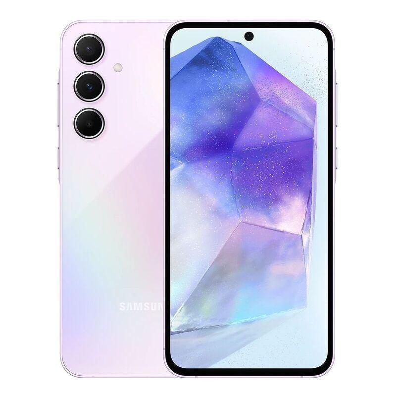 Samsung Galaxy A55 5G Smartphone 8GB/128GB/Dual Sim - Awesome Lilac, , large image number 0