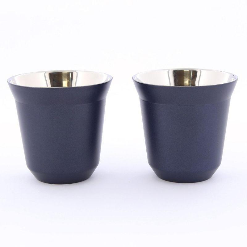 Rovatti Pola Stainless Steel Cup Dark Blue 85ml, , large image number 0