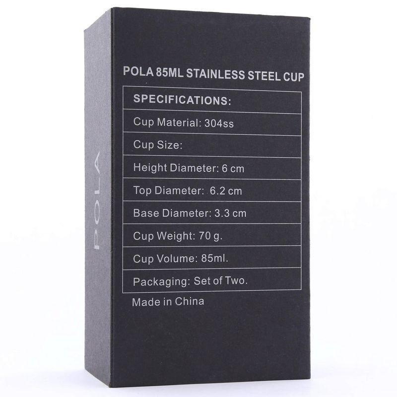Rovatti Pola Stainless Steel Cup Dark Blue 85ml, , large image number 1