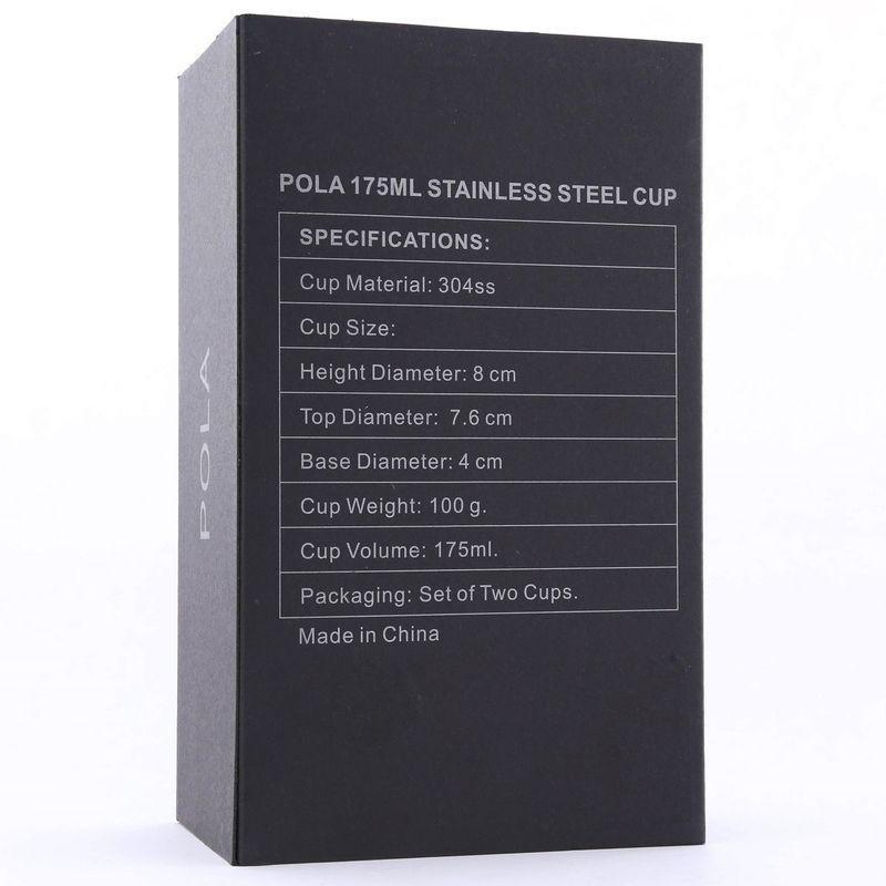 Rovatti Pola Stainless Steel Cup Black 175ml, , large image number 1