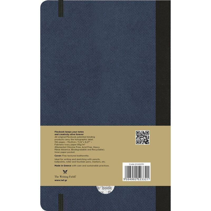 Flexbook Adventure Ruled A5 Notebook Royal Blue - Medium - Royal Blue (13 x 21 cm), , large image number 1