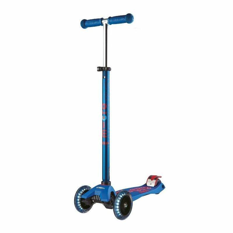 Micro Maxi Deluxe Scooter Blue LED, , large image number 0