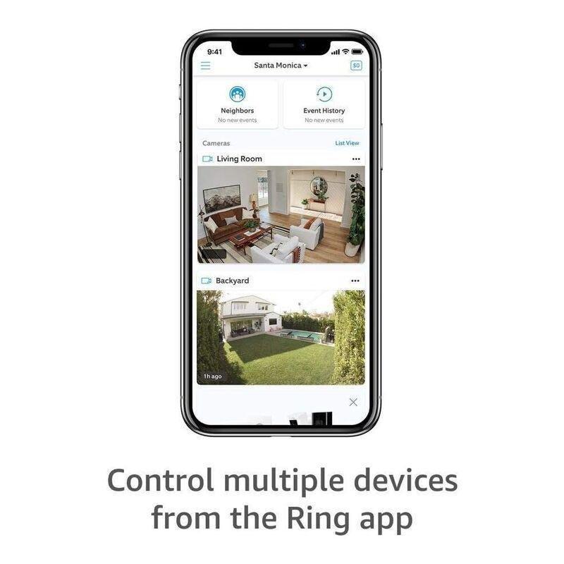 Ring Stick Up Cam Battery (3rd Gen) - White, , large image number 6