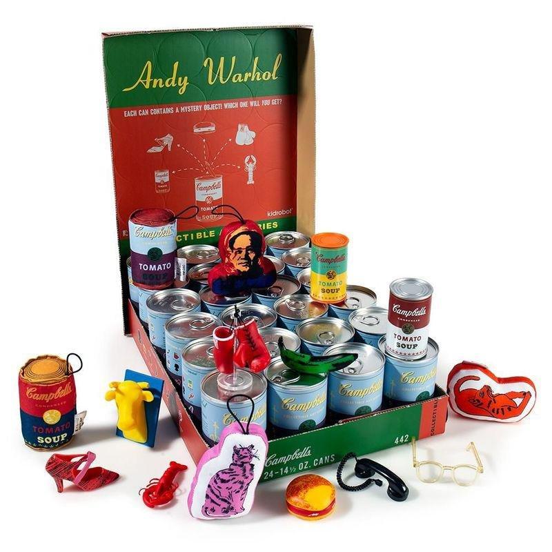 Kidrobot Andy Warhol Campbell's Soup Can Mystery Warhol Art Figure Series 2 Blind Box (Includes 1), , large image number 0