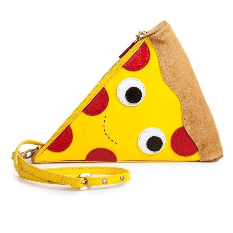 Kidrobot Yummy World Leather Pizza Clutch Purse Bag, , large image number 0
