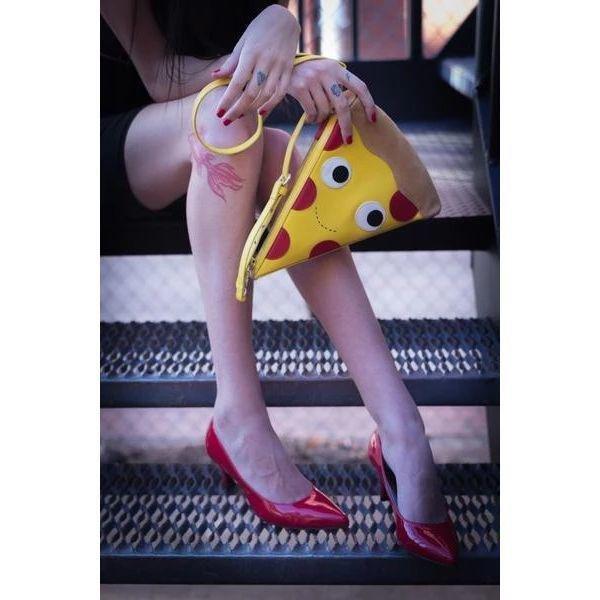 Kidrobot Yummy World Leather Pizza Clutch Purse Bag, , large image number 1