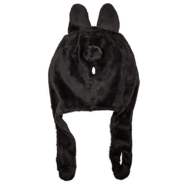 Kidrobot Mustache Black Labbit Earflap Hat By Frank Kozik, , large image number 1