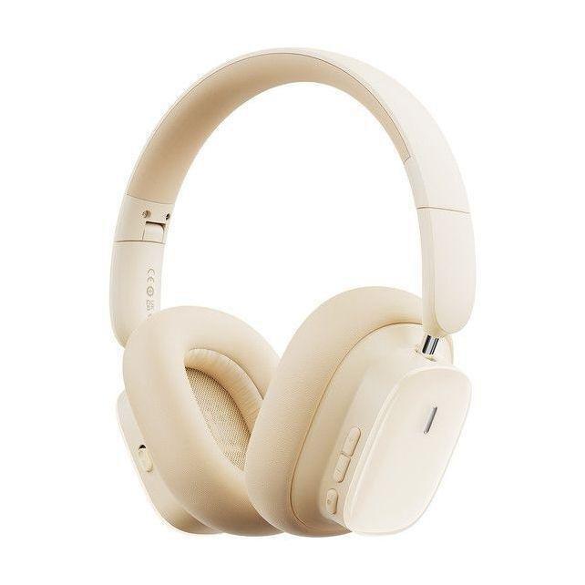 Baseus Bowie H1i Noise-Cancellation Wireless Headphones - Stellar White, , medium