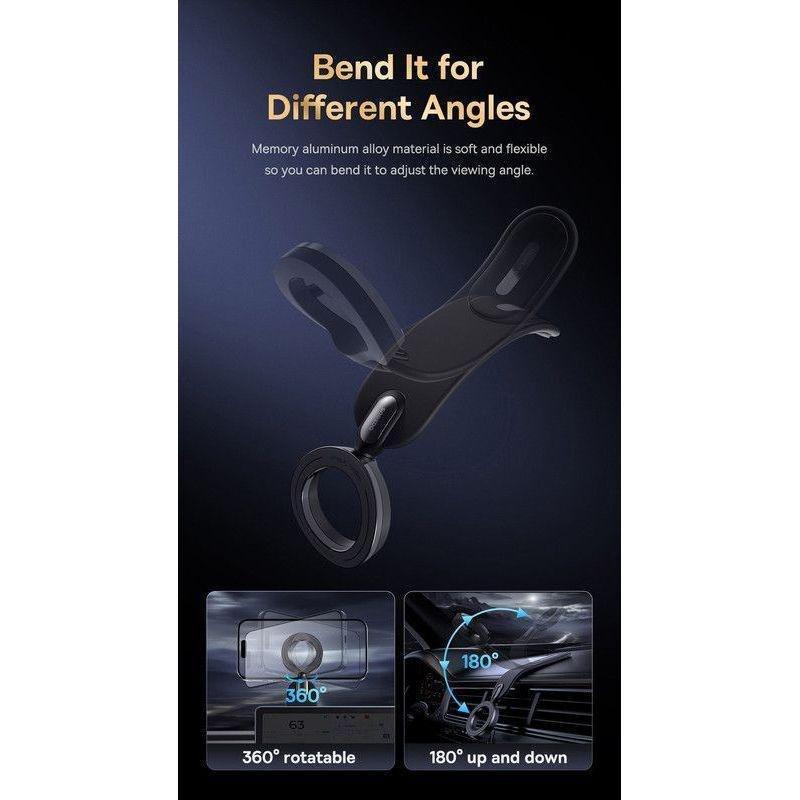 Baseus C02 Go Series Magnetic Car Phone Mount - Black, , large image number 2