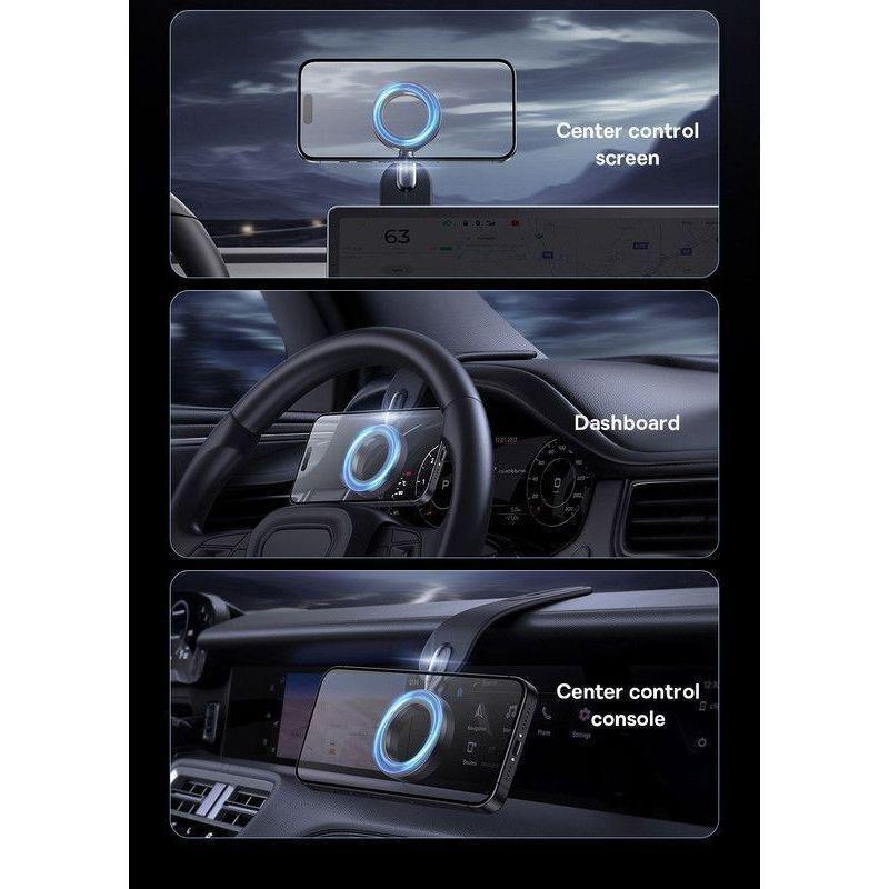 Baseus C02 Go Series Magnetic Car Phone Mount - Black, , large image number 3