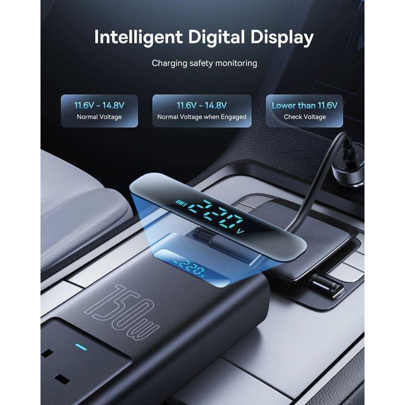 Baseus Power Inverter 300W (220V UK) - Black, , large image number 3