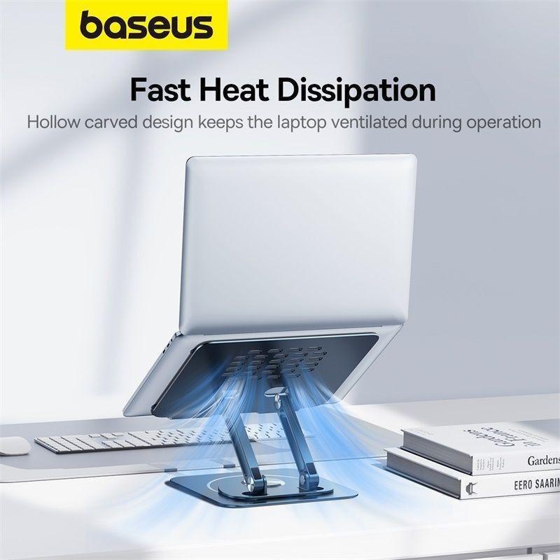 Baseus UltraStable Pro Series Rotatable and Foldable Laptop Stand - Space Grey, , large image number 5