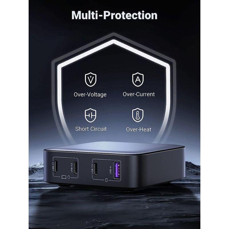 UGREEN Nexode GaN 100W Laptop USB-C Charger 4-Port Desktop Wall Charger, , large image number 3