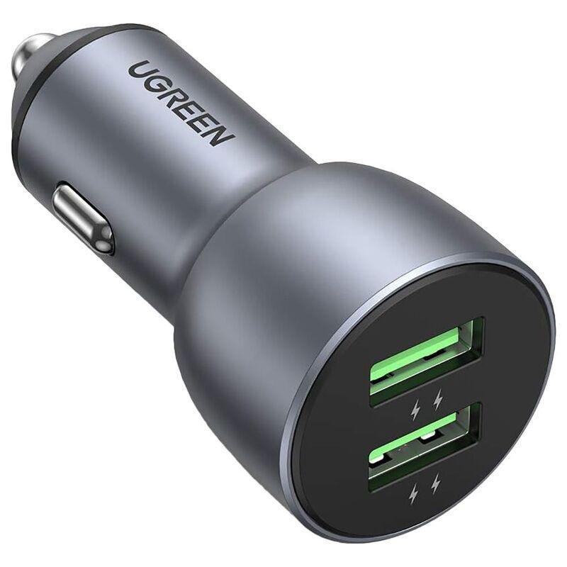 UGREEN - UGREEN Fast Car Charger QC 3.0 Dual USB-A 36W - Dark Blue