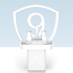 Baseus GaN5 Fast Charger(mini) 1 USB-C 30W UK - Moon White, , large image number 3