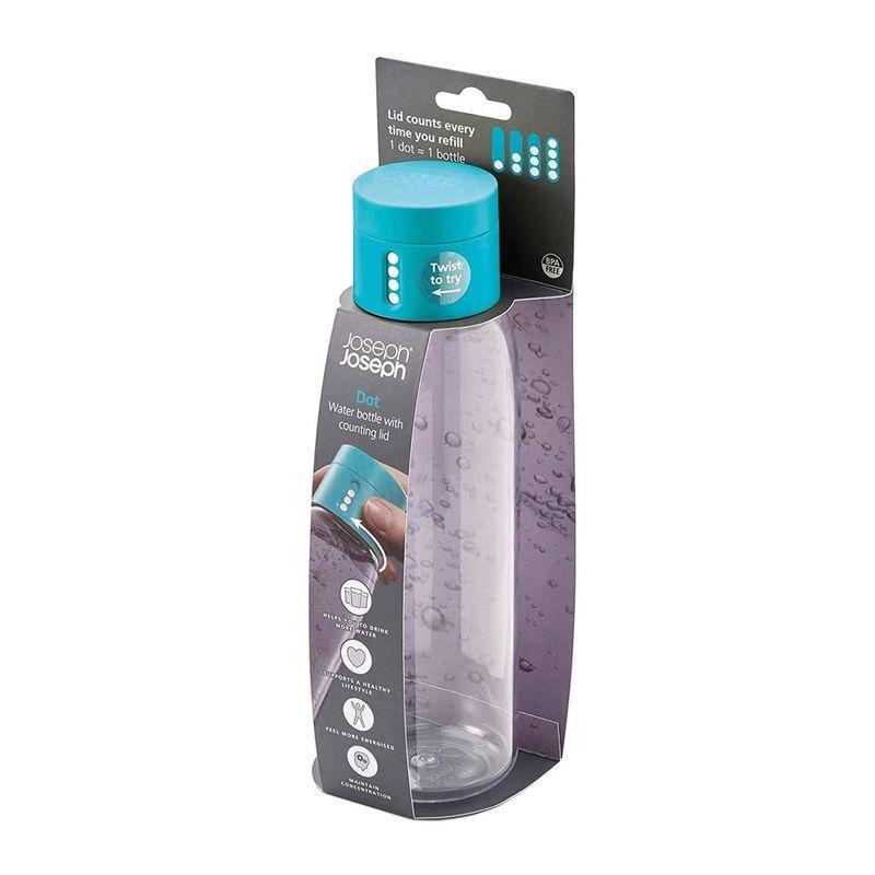 Joseph Joseph Dot Water Bottle Turquoise 600ml, , large image number 1