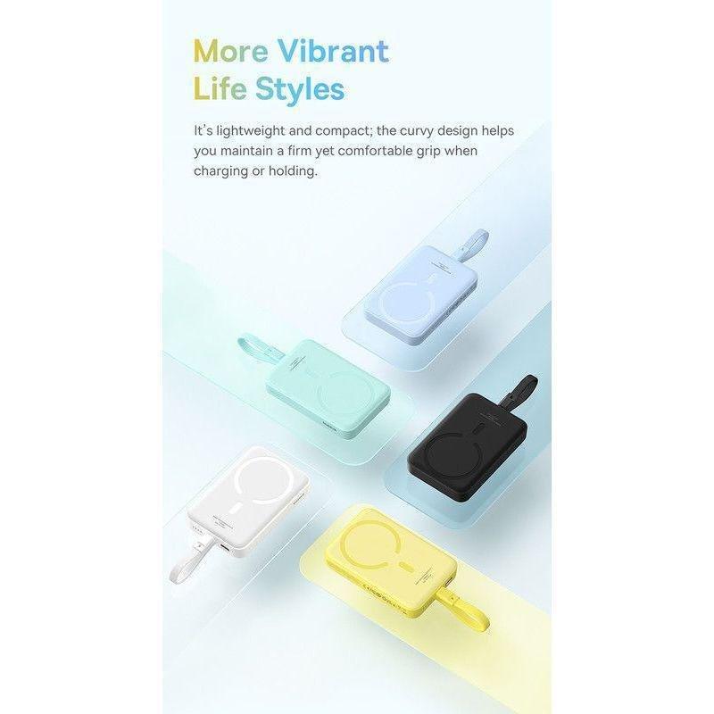 Baseus Magnetic Mini Wireless Fast Charge Power Bank Type-C Edition 10000mAh 30W - Stellar White, , large image number 3