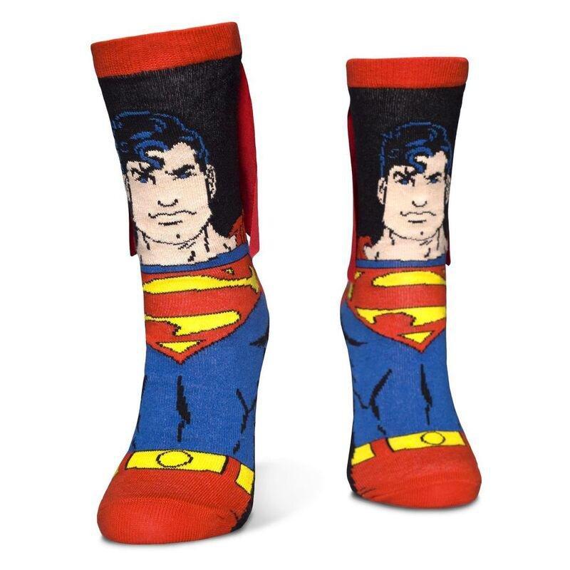 Difuzed Warner Superman Novelty Unisex Socks (1 Pair) (43/46 Eu), , large image number 0